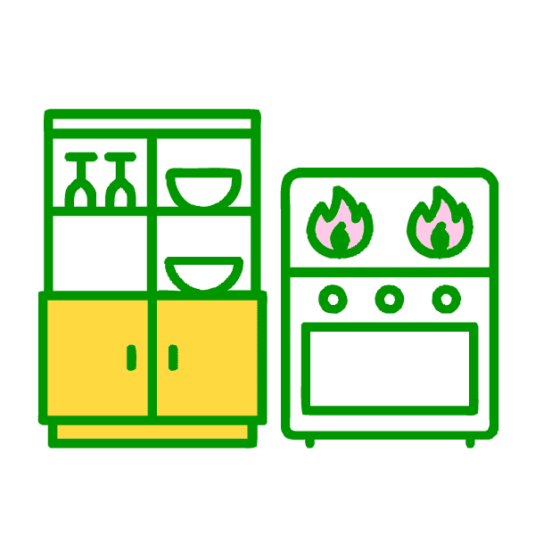 お部屋の片付け
