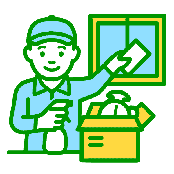 部屋の片付け